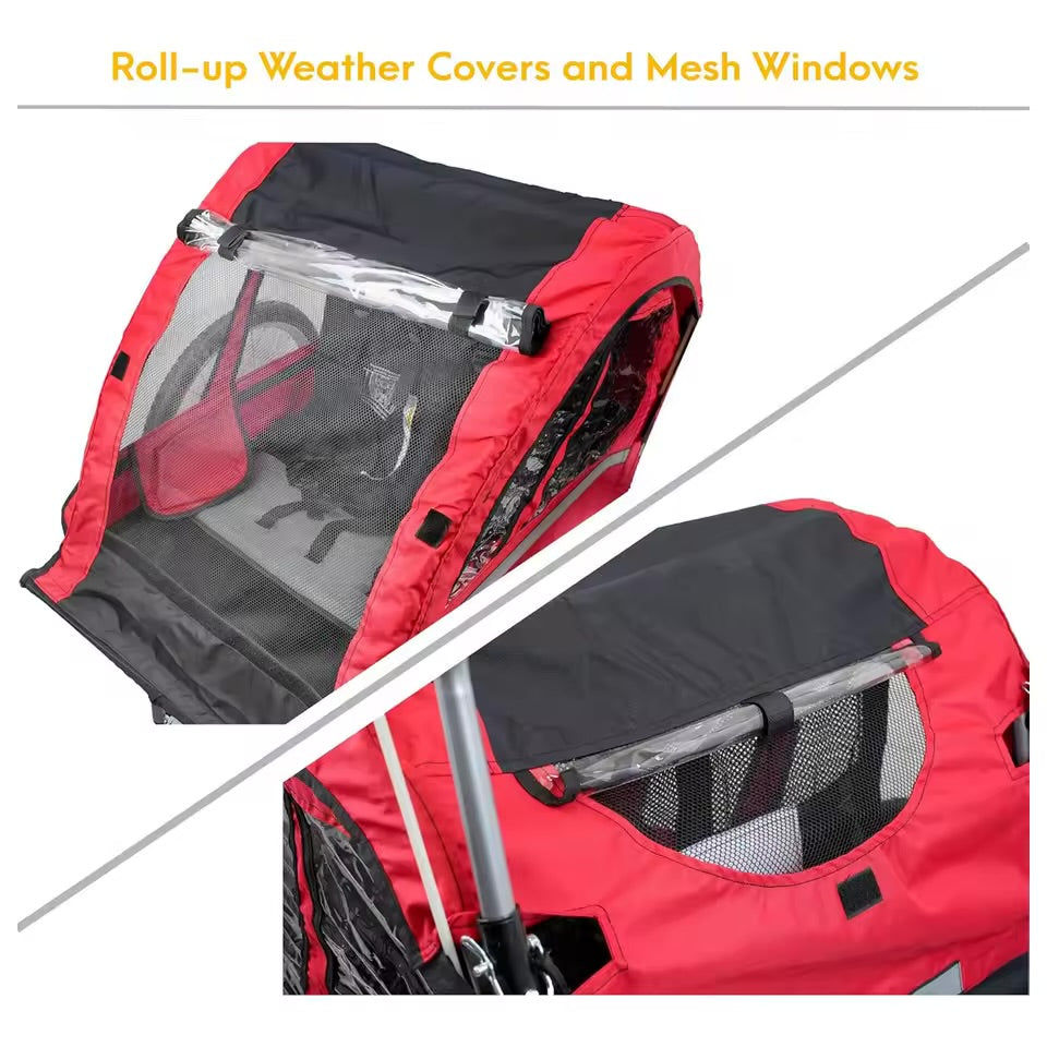 Fluid BT511 Child Bike Trailer for 2 Children