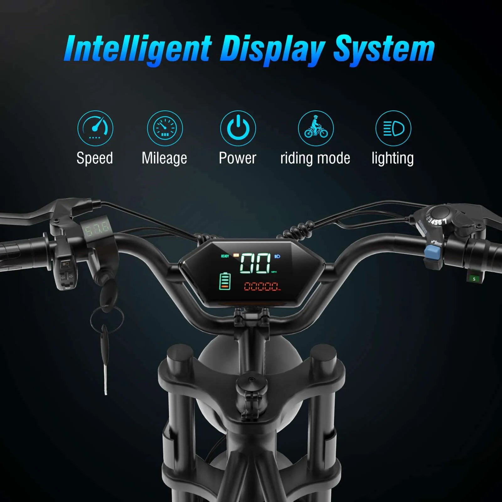 20″ Fat Tire Electric Bike OOK-TEK AMYET V9-G60