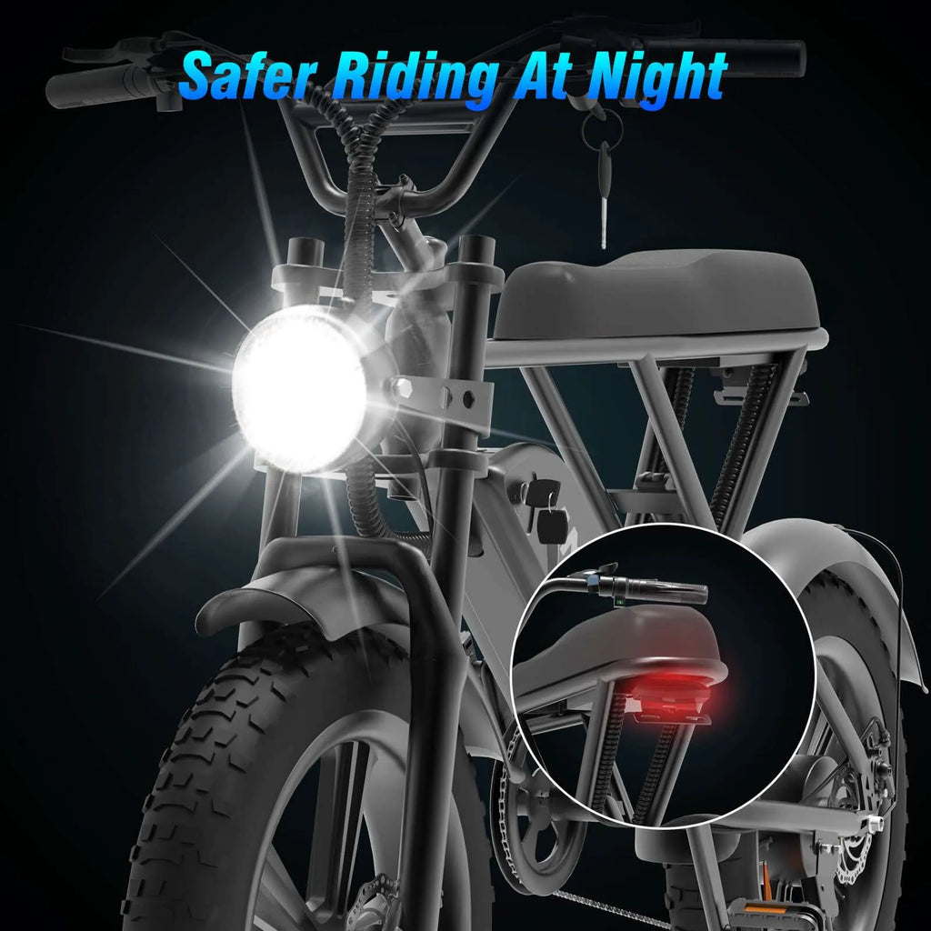 20″ Fat Tire Electric Bike OOK-TEK AMYET V9-G60