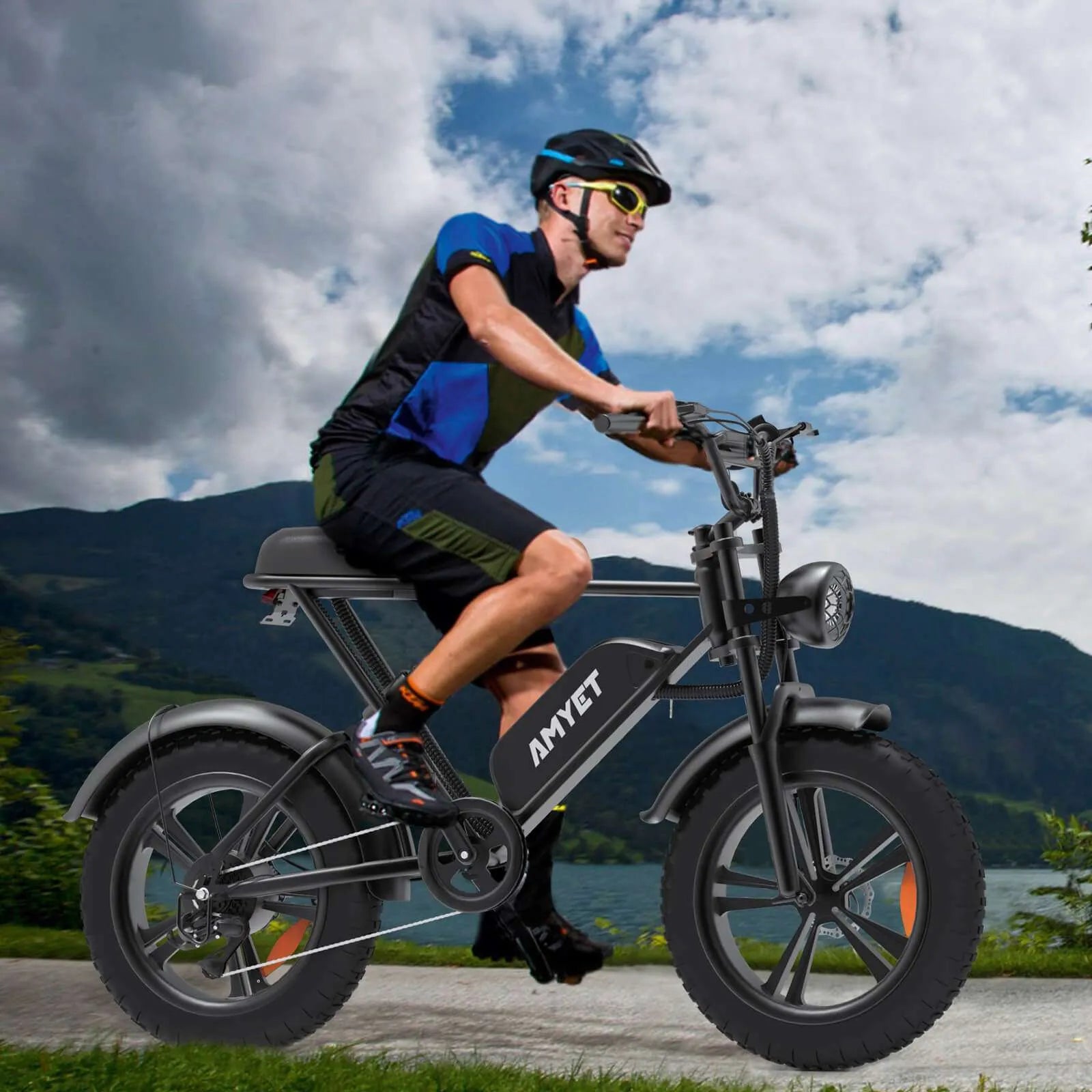 20″ Fat Tire Electric Bike OOK-TEK AMYET V9-G60