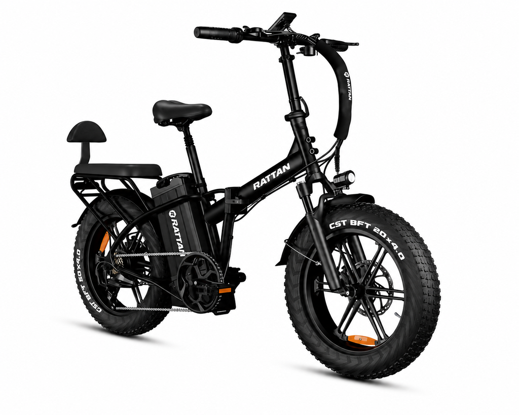 Rattan LM Ultra Folding Electric Bike 48V 40.5Ah | Up to 200KM Range