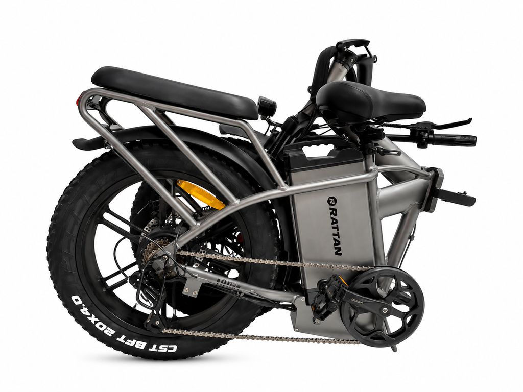 Rattan LM Ultra Folding Electric Bike 48V 40.5Ah | Up to 200KM Range