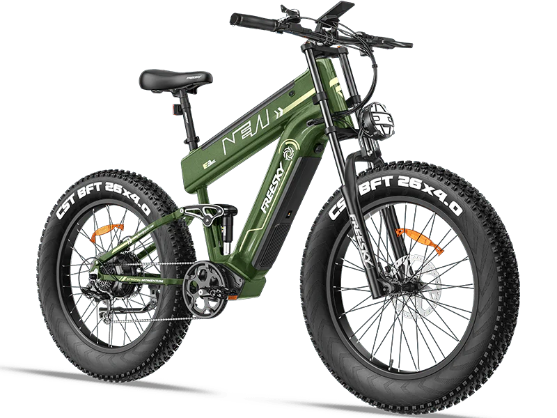 FREESKY Alaska Pro M-520 Dual Battery Electric Bike 48V 41Ah | Up to 257KM Range