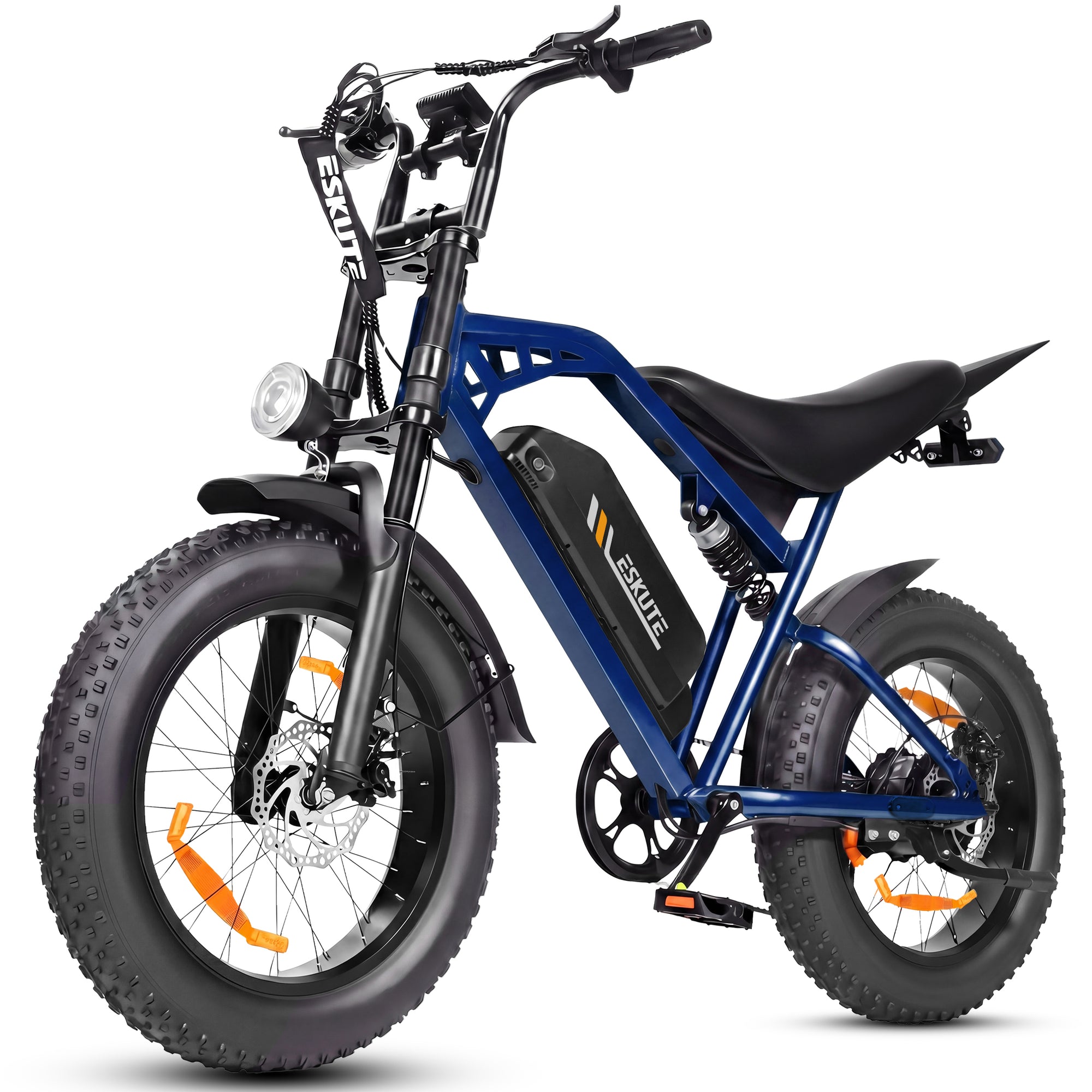 Eskute V202 Retro Electric Bike 250W 48V 20.8Ah | Full Suspension Fat Tire E-Bike