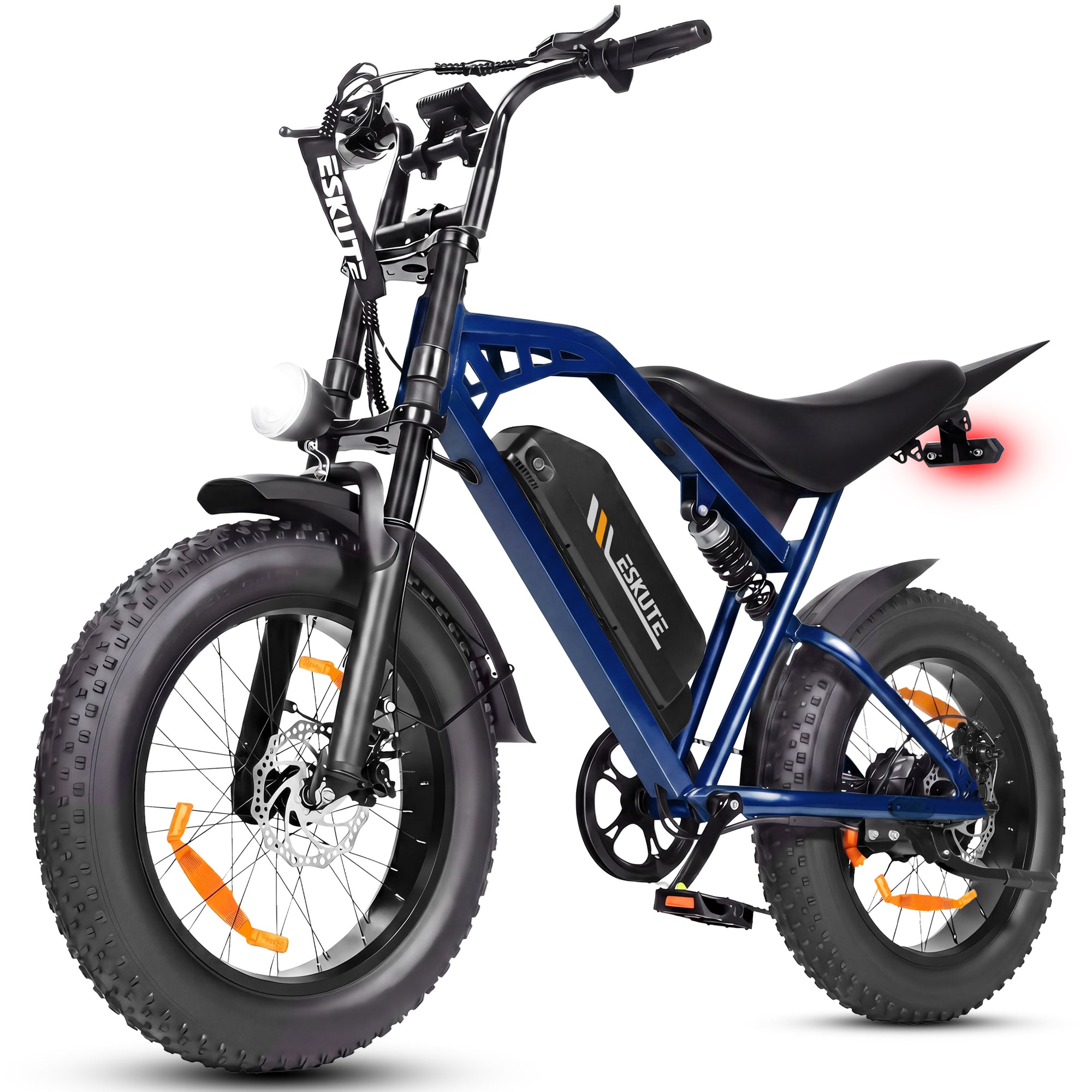 Eskute V202 Retro Electric Bike 250W 48V 20.8Ah | Full Suspension Fat Tire E-Bike