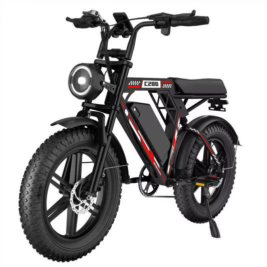 C200 20” Fat Tire Electric Bike – 48V 17.5Ah