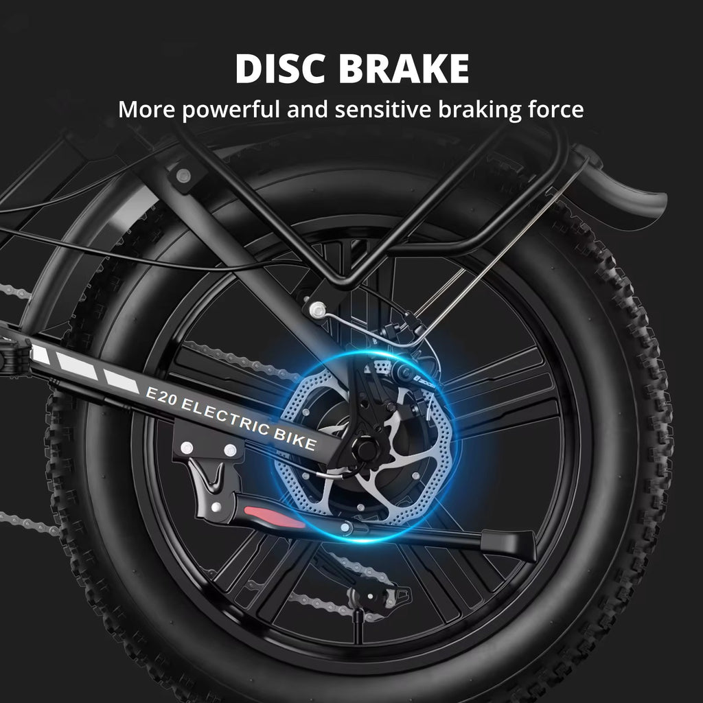 Fat Tire Electric Bike 20x4 Off-Road | Foldable