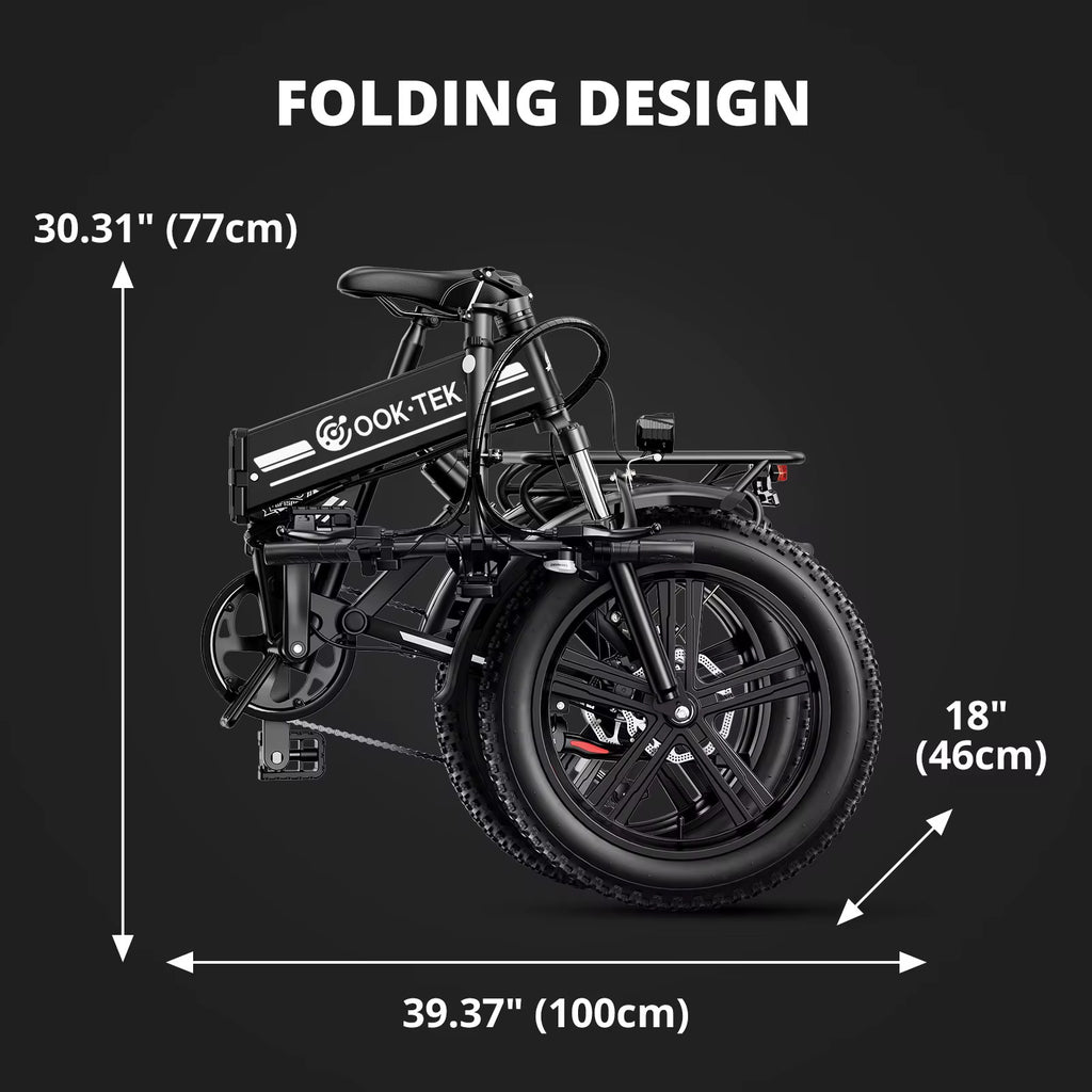 Fat Tire Electric Bike 20x4 Off-Road | Foldable