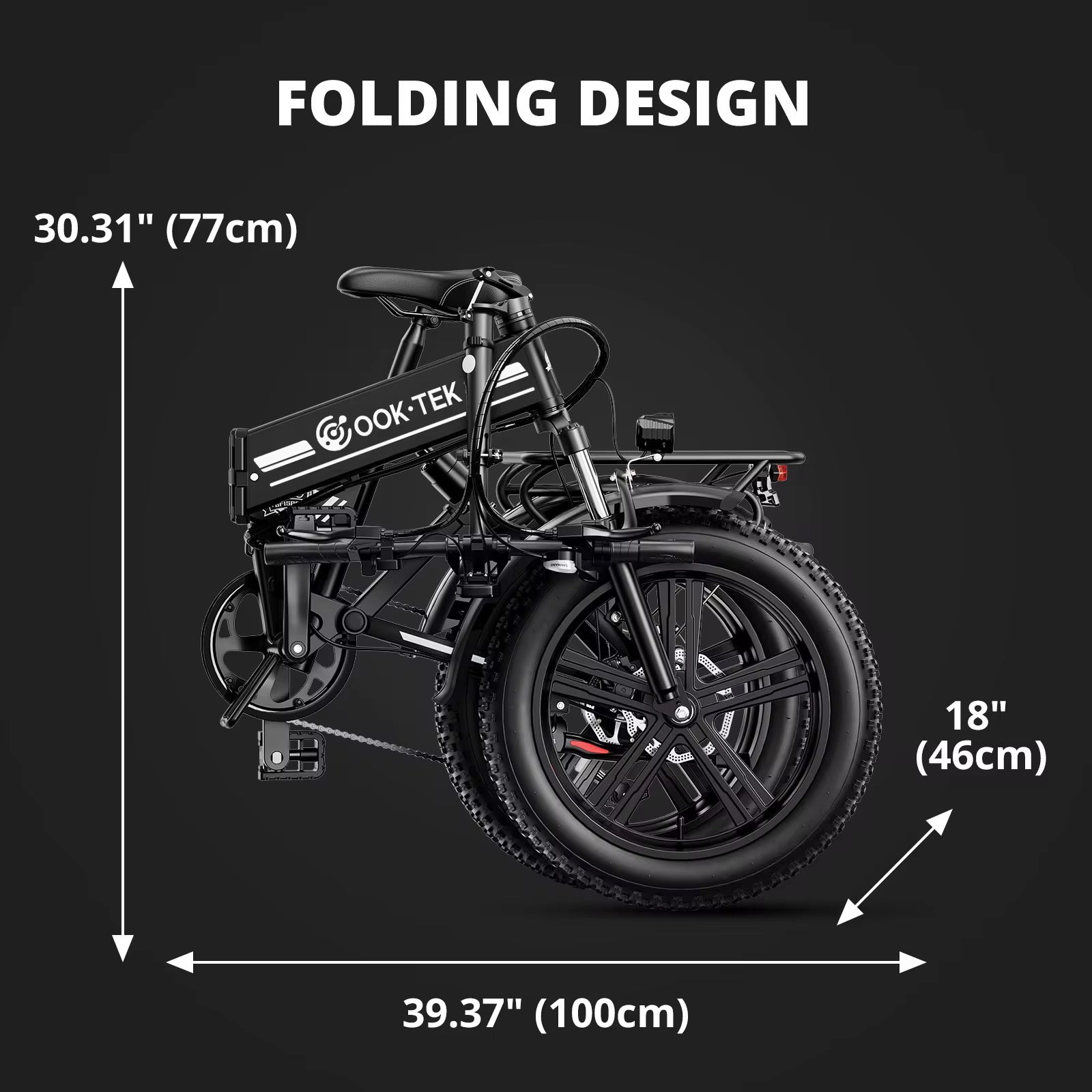Fat Tire Electric Bike 20x4 Off-Road | Foldable