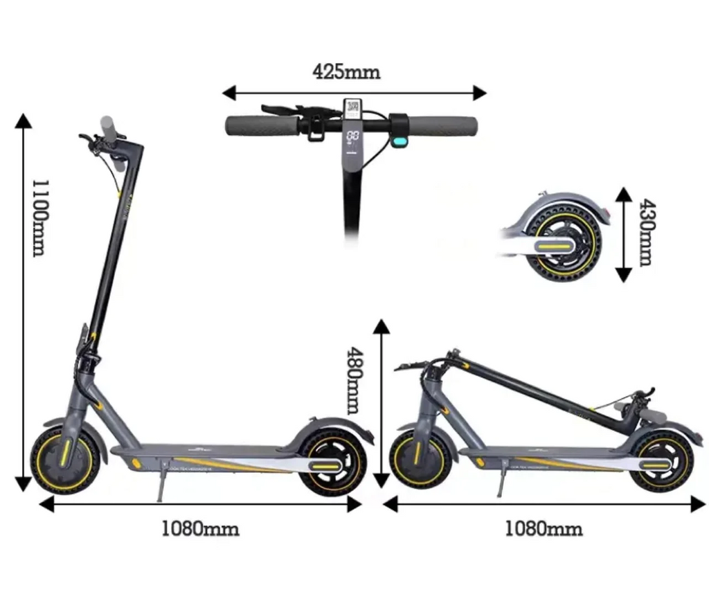 V8 Electric Scooters UK 8.5" Folding 350W 35KM Long Range E-Scooter